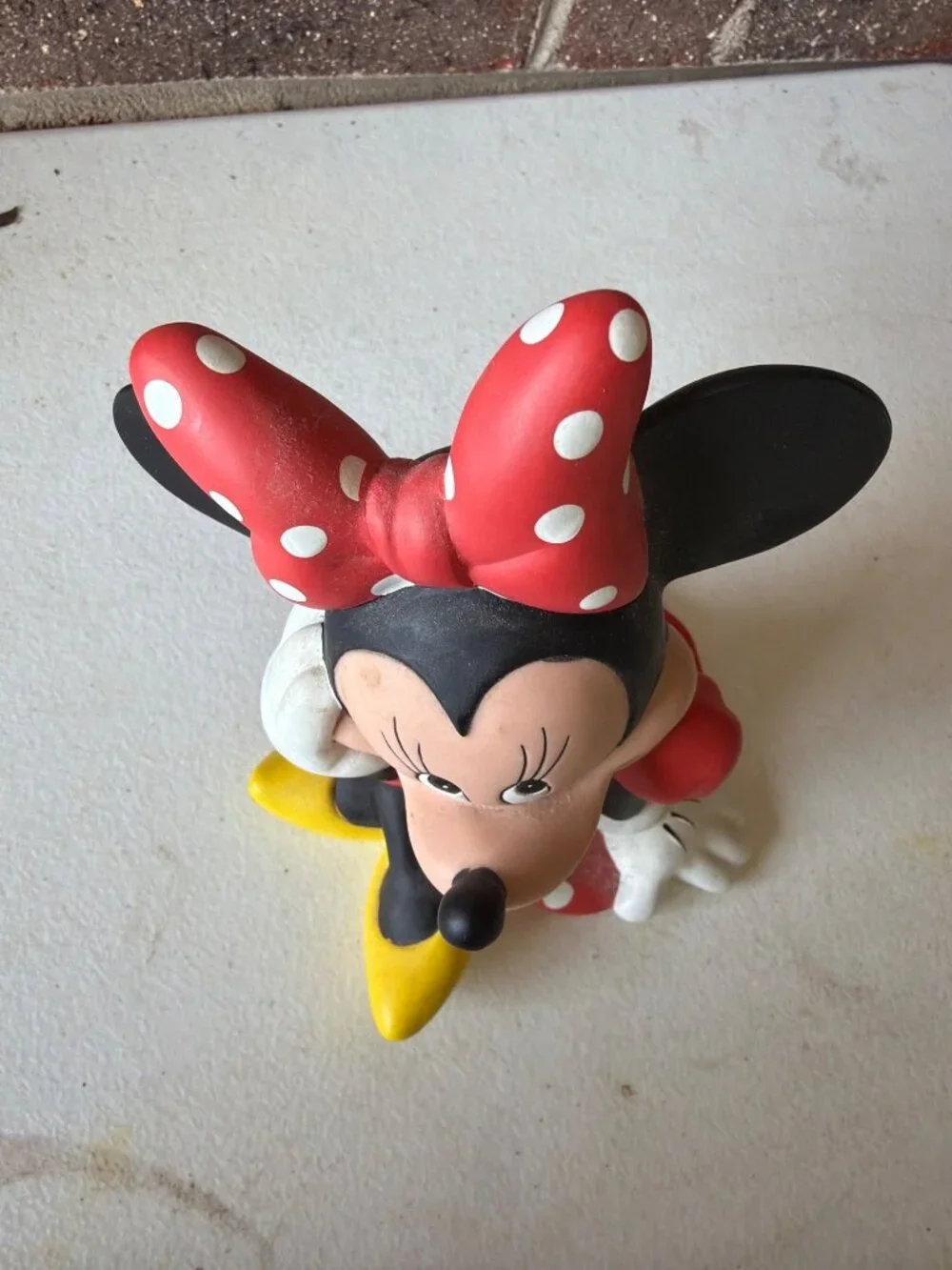 Vintage Minnie Mouse Polka Dot Coin Bank